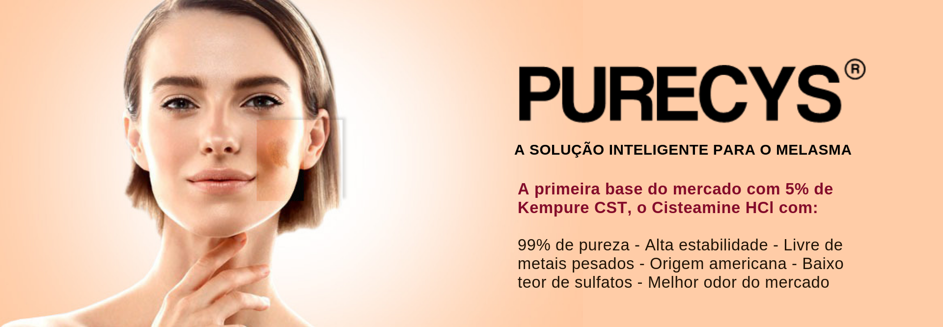 PURECYS® – A Solução inteligente para o Melasma